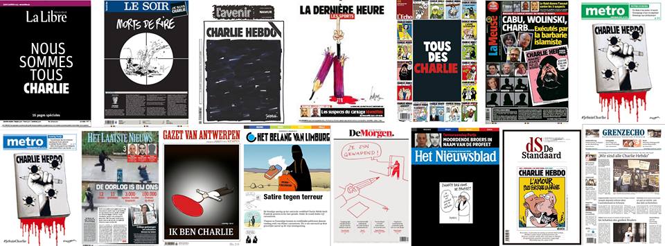 unes de presse Charlie